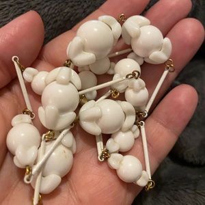 Vintage lucite or glass necklace 1960’s era PM 440/2